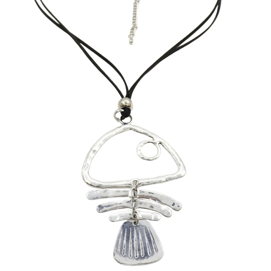 Necklace Long Silver