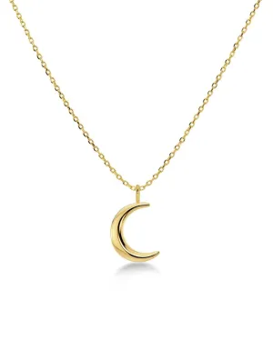 New Moon Necklace (Gold)
