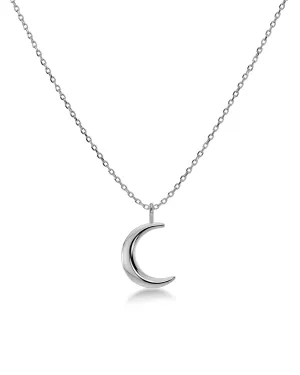 New Moon Necklace (Steel)