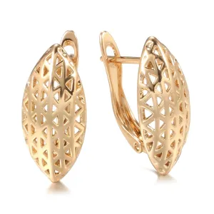 New Simple Vintage Golden Earrings