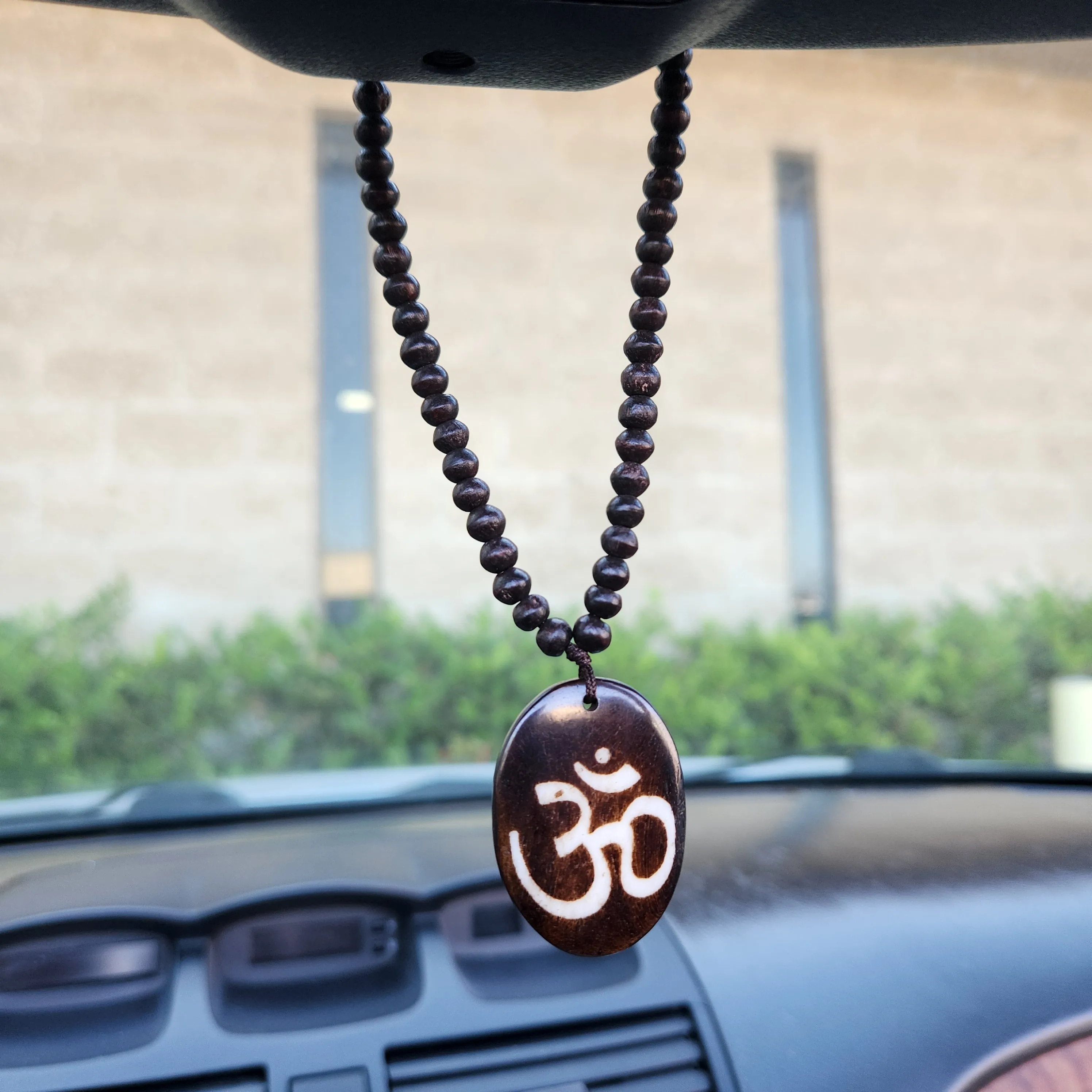 Om Rose Wood Beads