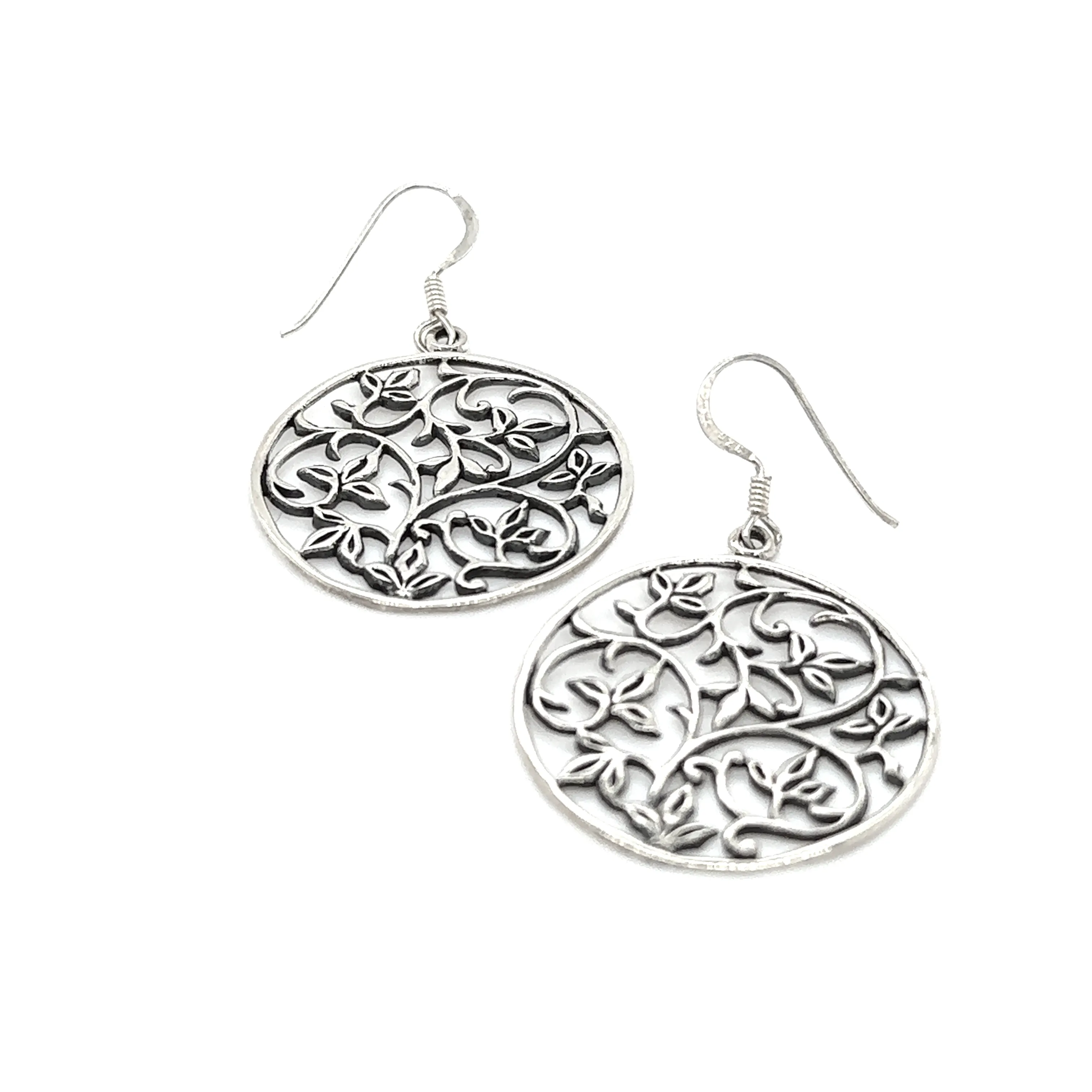 Open Vine Pattern Earrings
