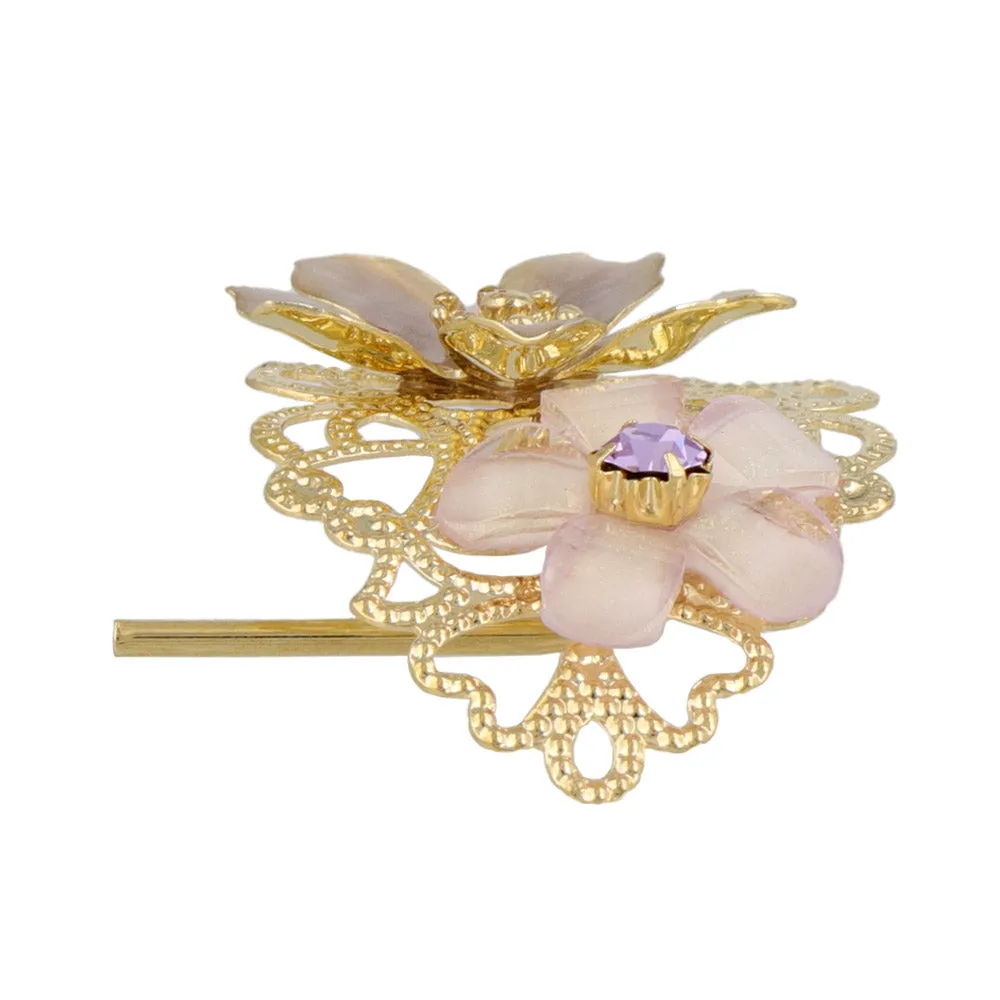 Oval Flower Pony Hook