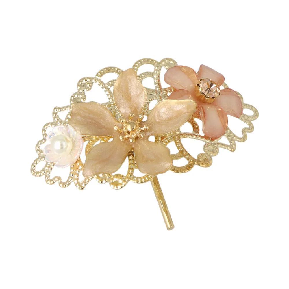 Oval Flower Pony Hook