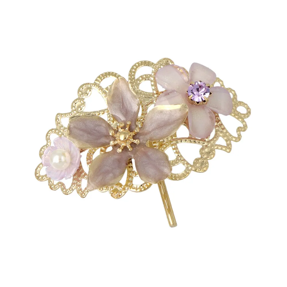 Oval Flower Pony Hook