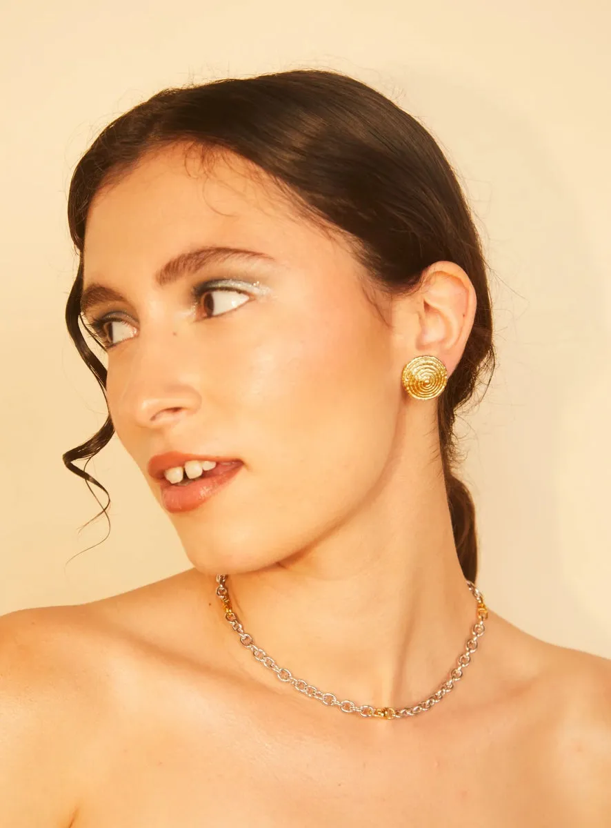 Par Ici Conic Earrings - Gold or Silver (In-Store)