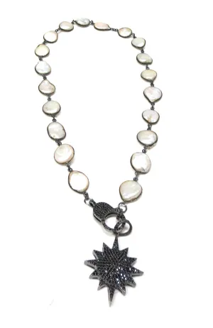 Pearl Spinelle with Starburst Charm