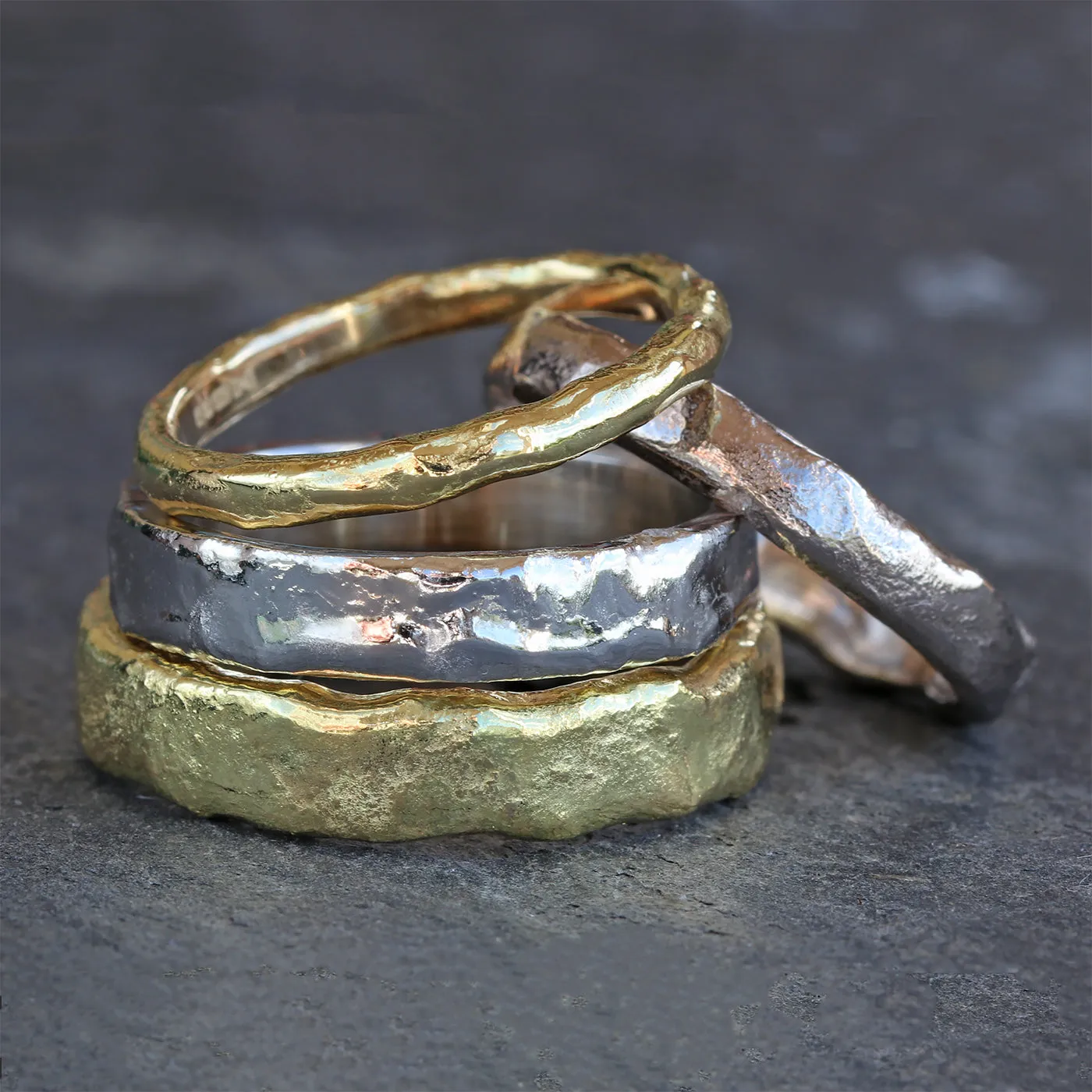 Platinum 4mm Mineral Wedding Ring