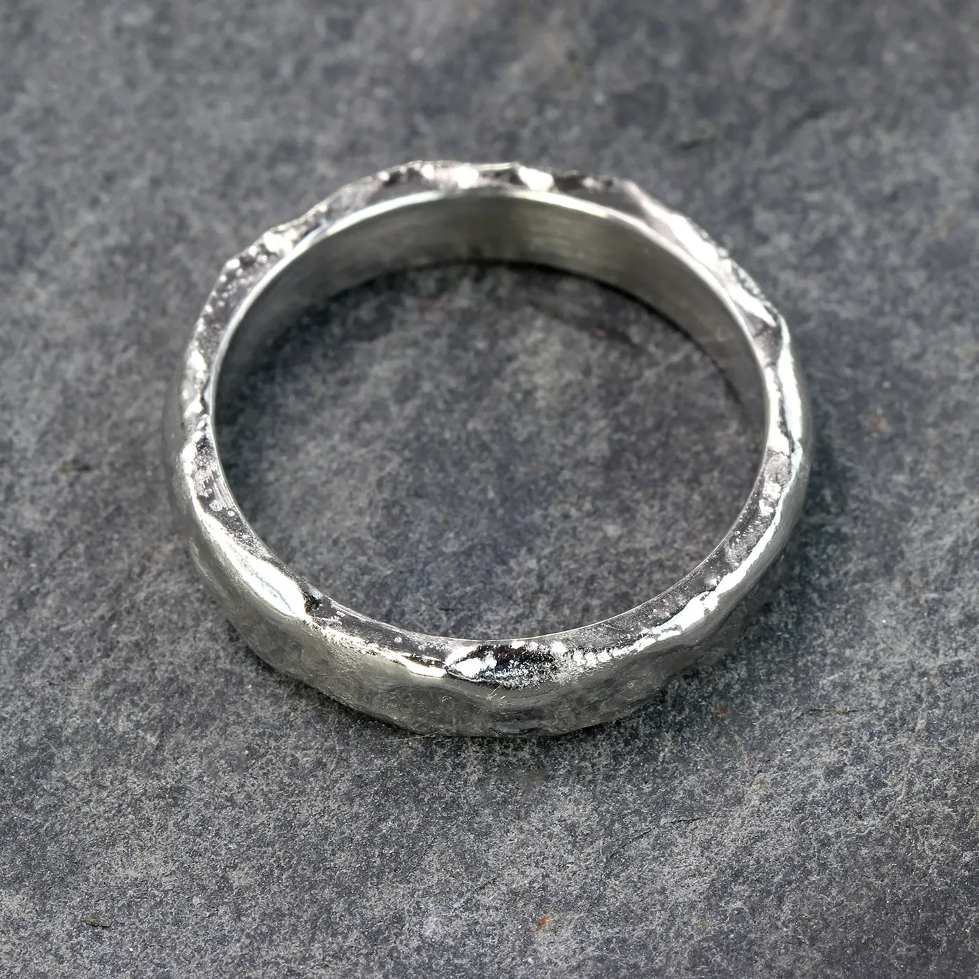 Platinum 4mm Mineral Wedding Ring