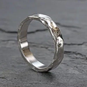 Platinum 4mm Mineral Wedding Ring