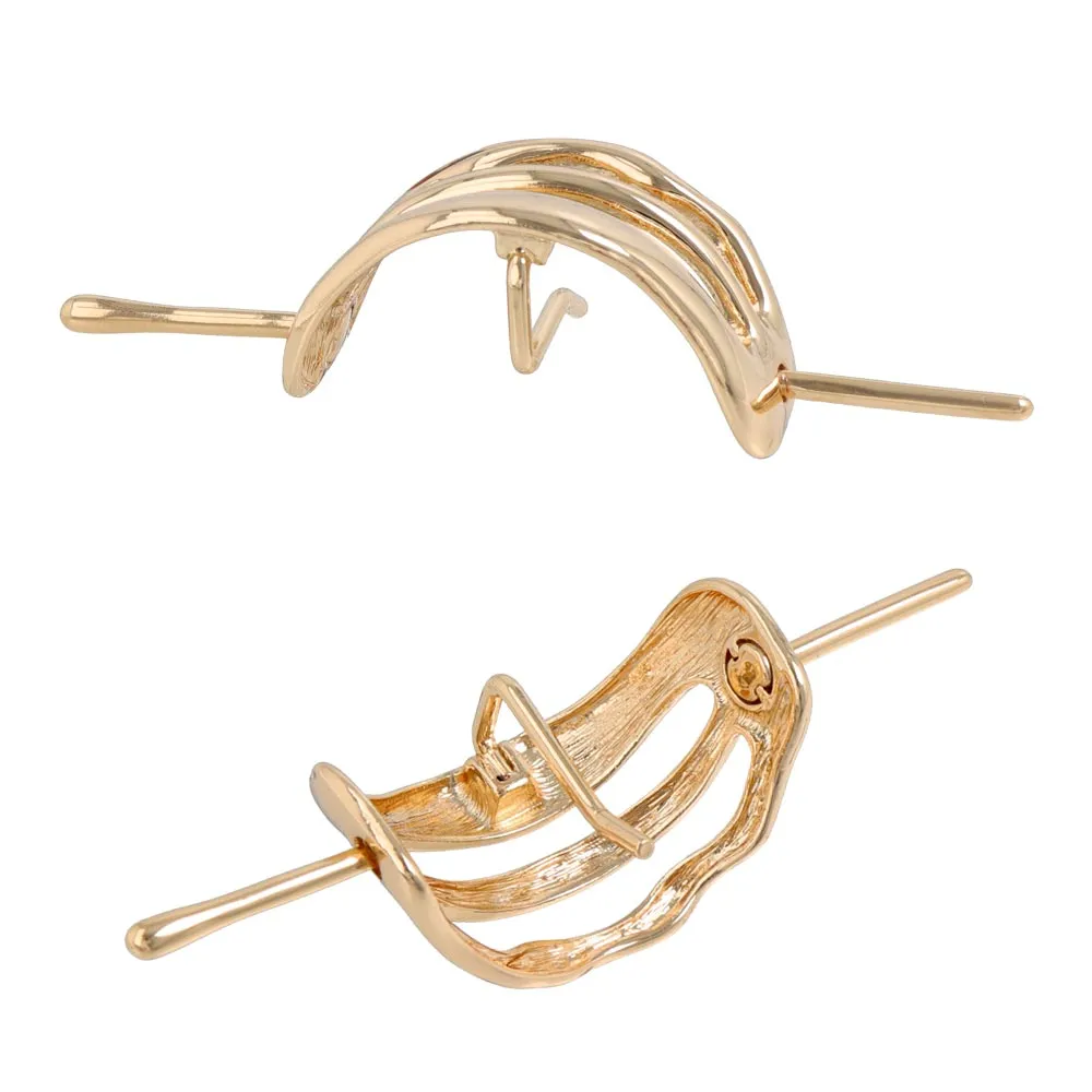Polished Wavy Majeste Cuff