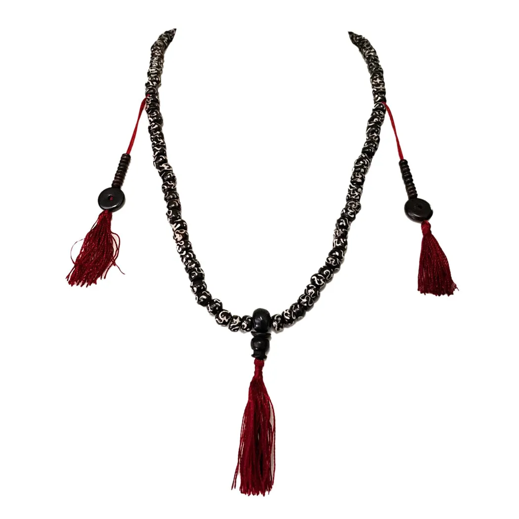 Prayer Mala Bead Om Symbols Counter