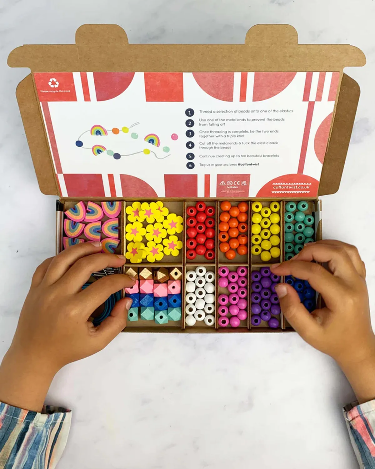 Rainbow & Flowers Bracelet Making Kit