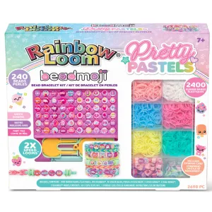 Rainbow Loom Beadmoji Pretty Pastels Bracelet Kit - Kids Ages 7 