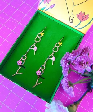 Reesabobeesa Baby Baby Baby Earrings (Gold)