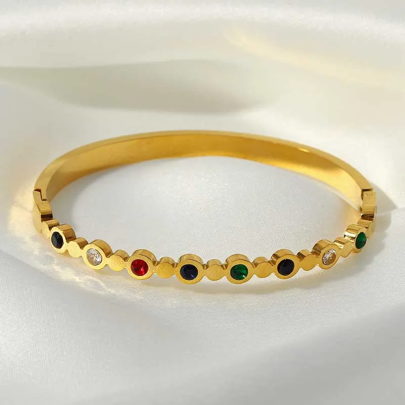 Rich and Elegant Stackable Bangle Bracelets