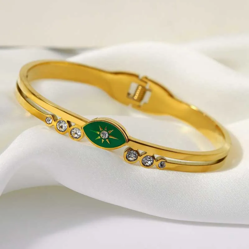 Rich and Elegant Stackable Bangle Bracelets