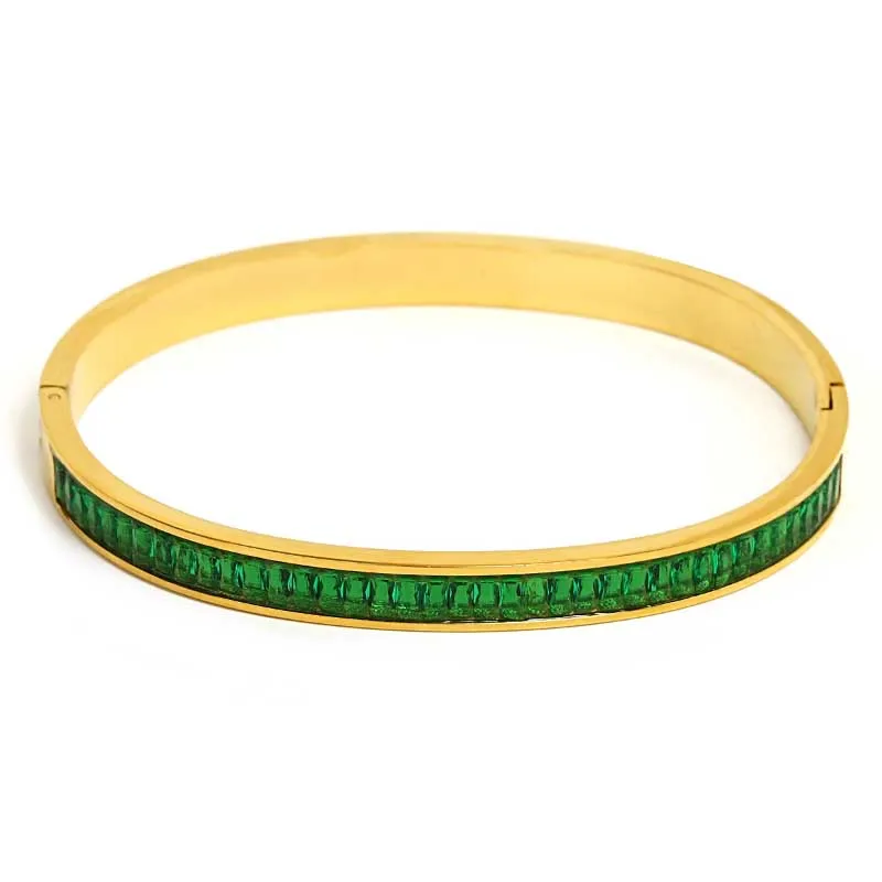 Rich and Elegant Stackable Bangle Bracelets