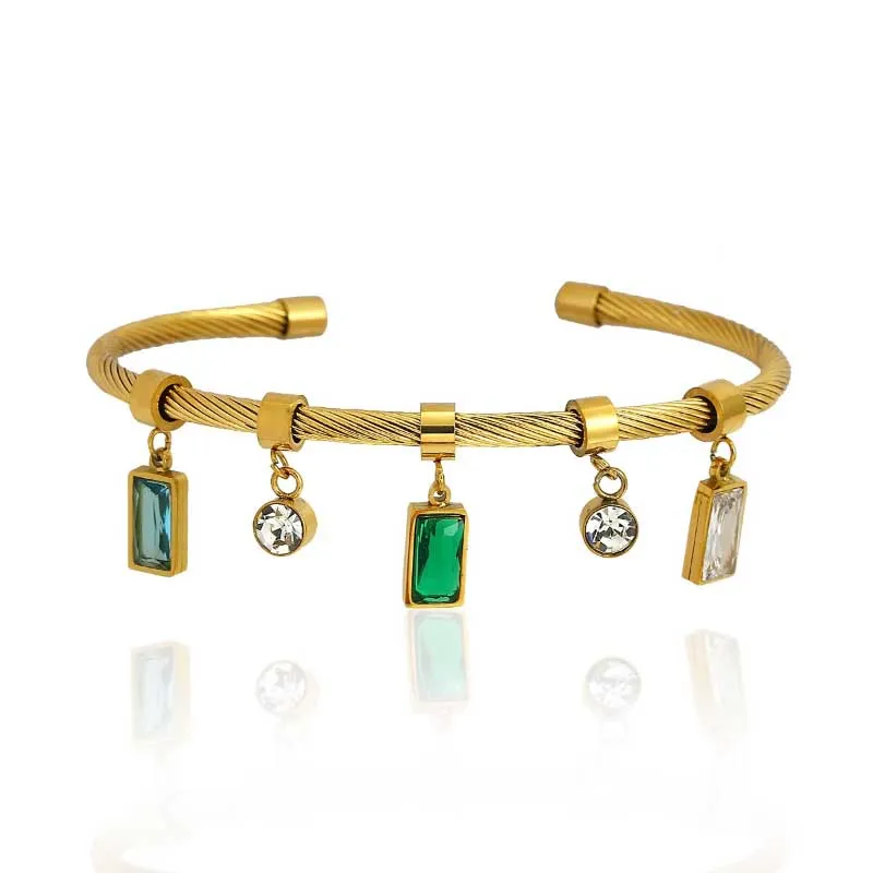 Rich and Elegant Stackable Bangle Bracelets