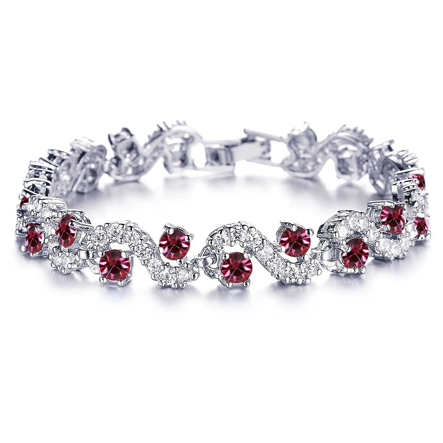Rich Royal Black Crystals Bracelet