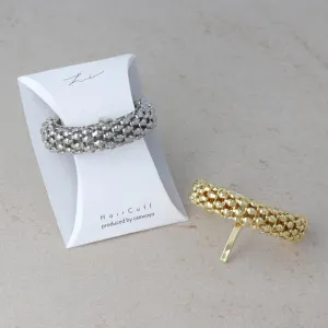 Round Mesh Ponytail Cuff