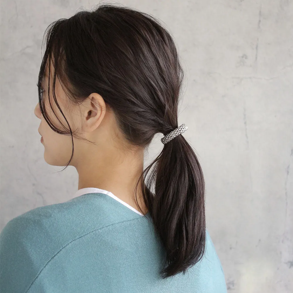 Round Mesh Ponytail Cuff