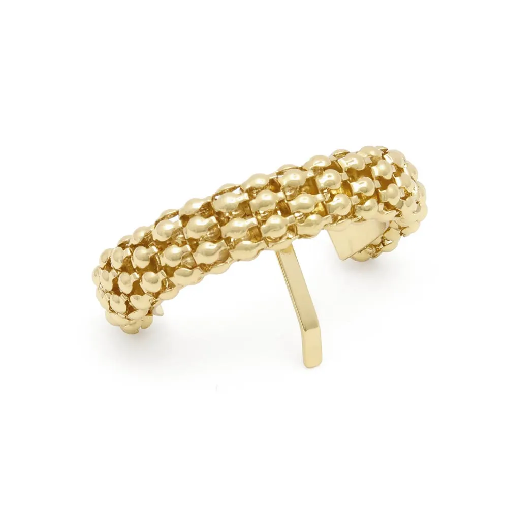 Round Mesh Ponytail Cuff