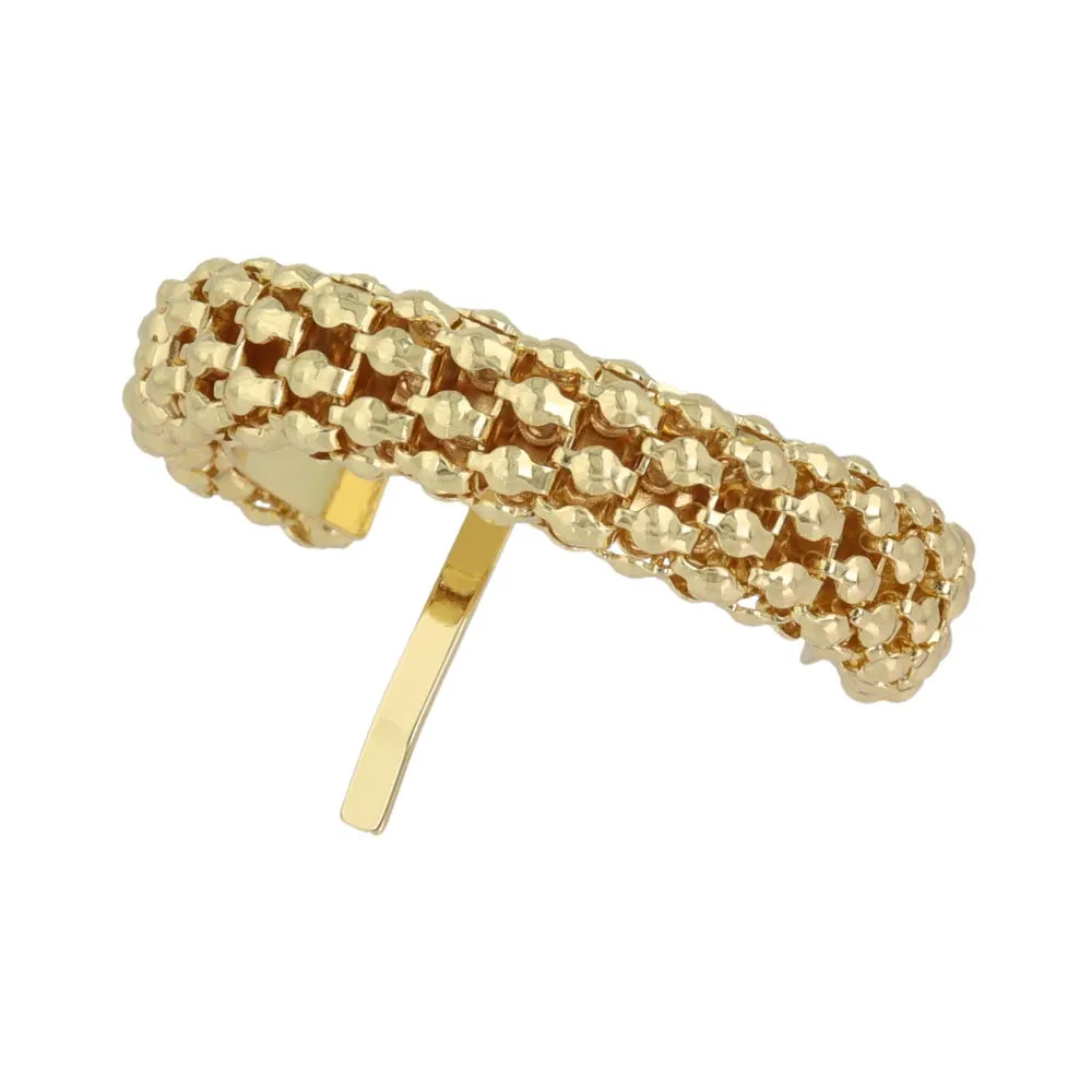 Round Mesh Ponytail Cuff