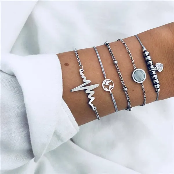 Save Ocean Animals Jewelry | Heart Beat Bling Boho Bracelet