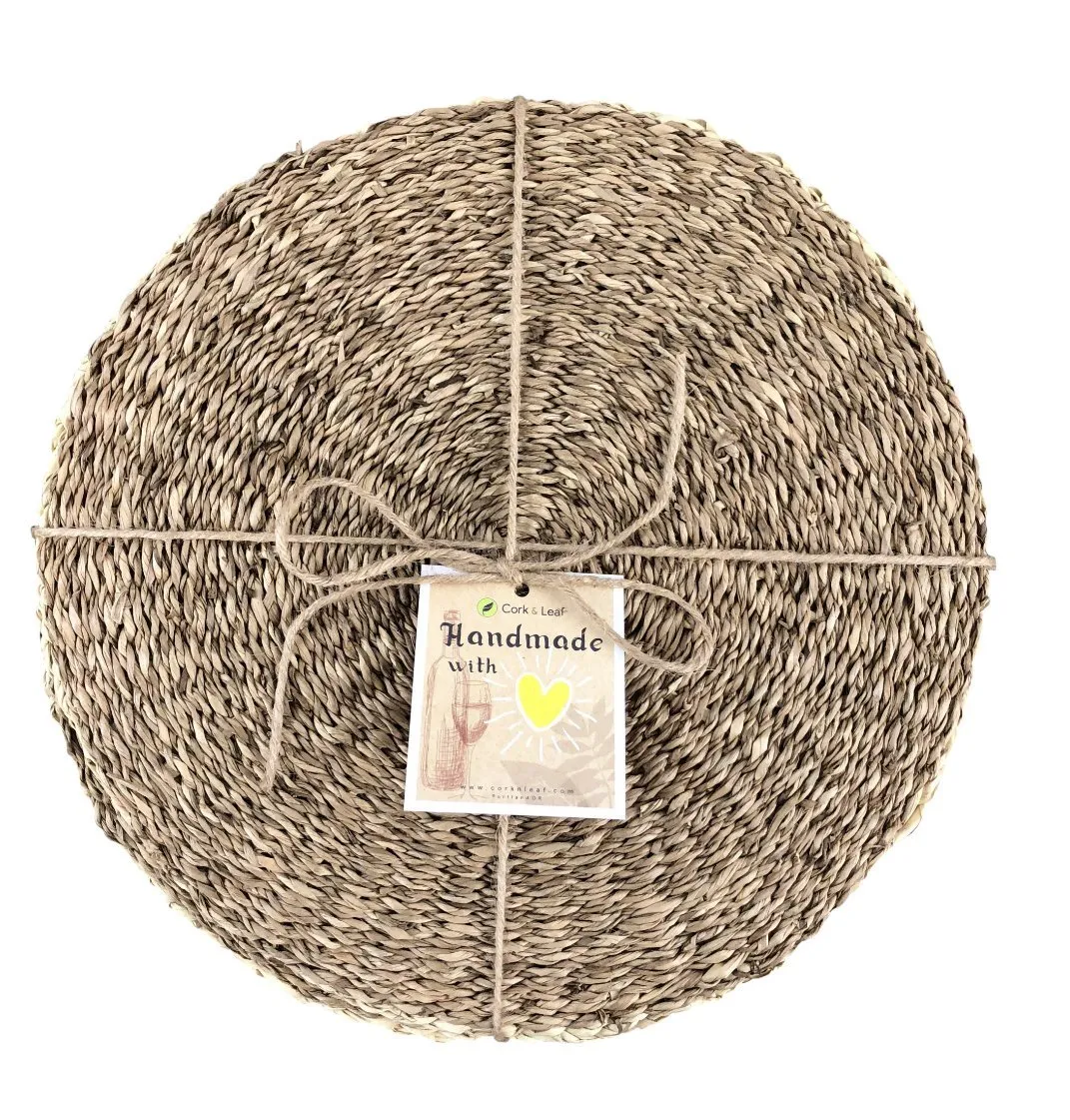 Seaside Handwoven Charger Plates | Unique Table Decor Essentials