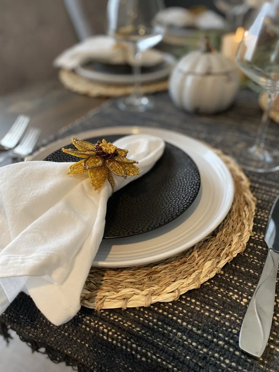 Seaside Handwoven Charger Plates | Unique Table Decor Essentials