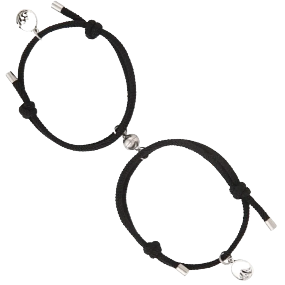 Set of 2 Magnetic Bracelets for Couples