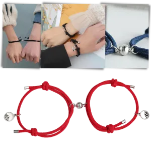 Set of 2 Magnetic Bracelets for Couples