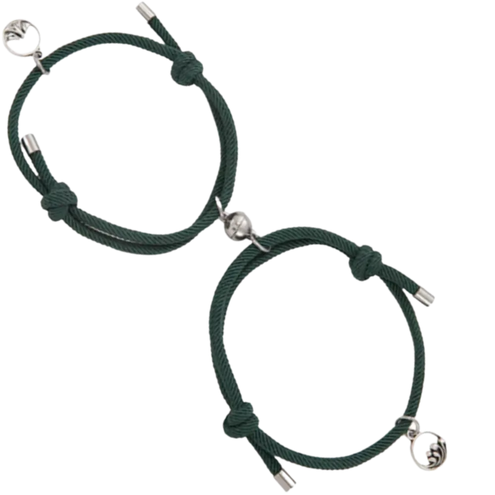Set of 2 Magnetic Bracelets for Couples