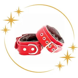 Sh! Leather Bondage Wrist Cuffs