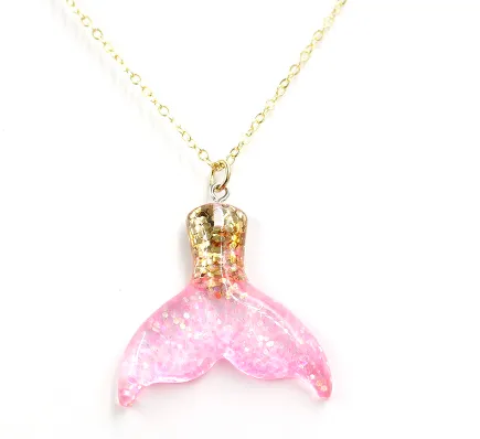 Shiny Mermaid Tail Necklace (5 pieces/ set)