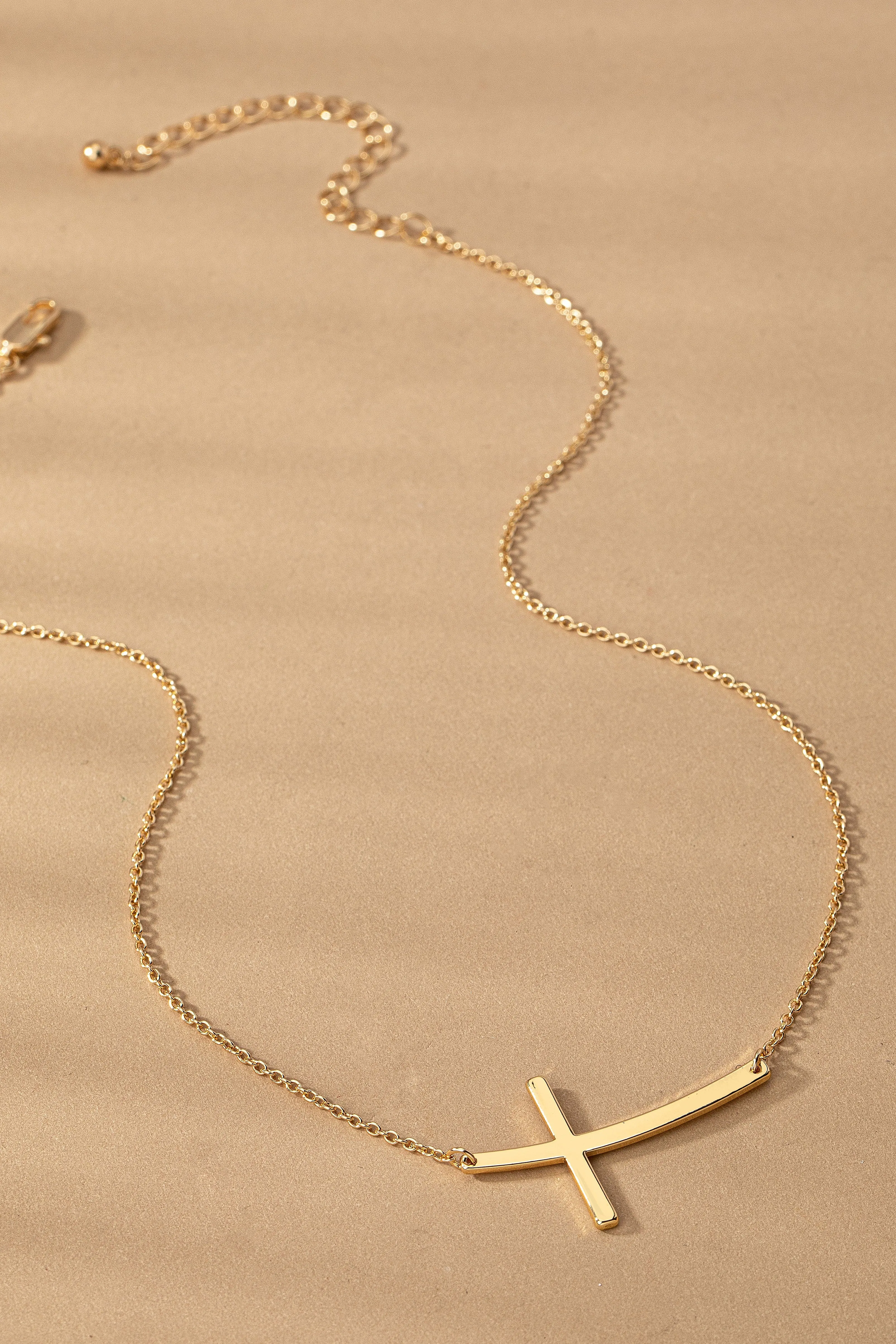 Sideways Cross Pendant
