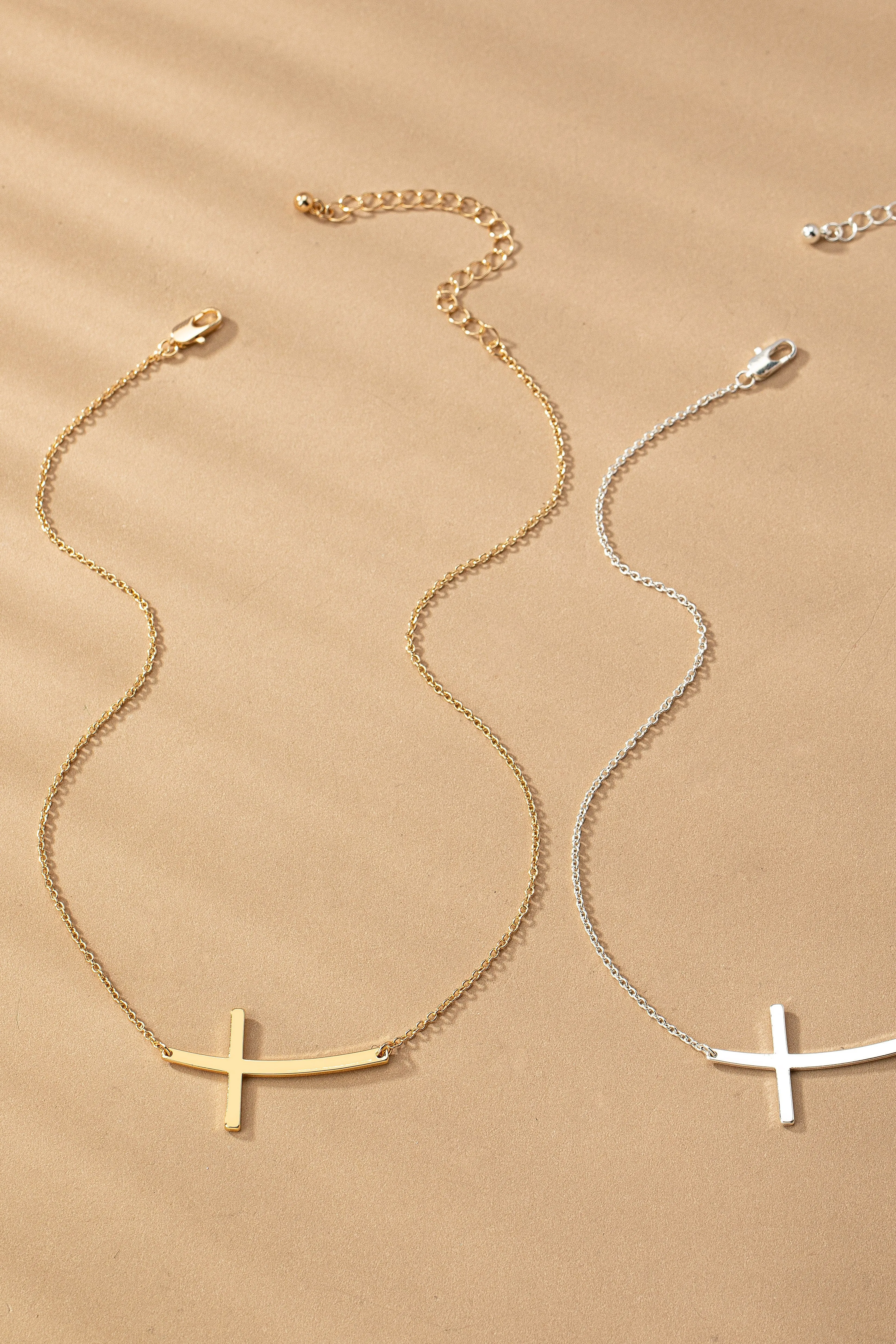Sideways Cross Pendant