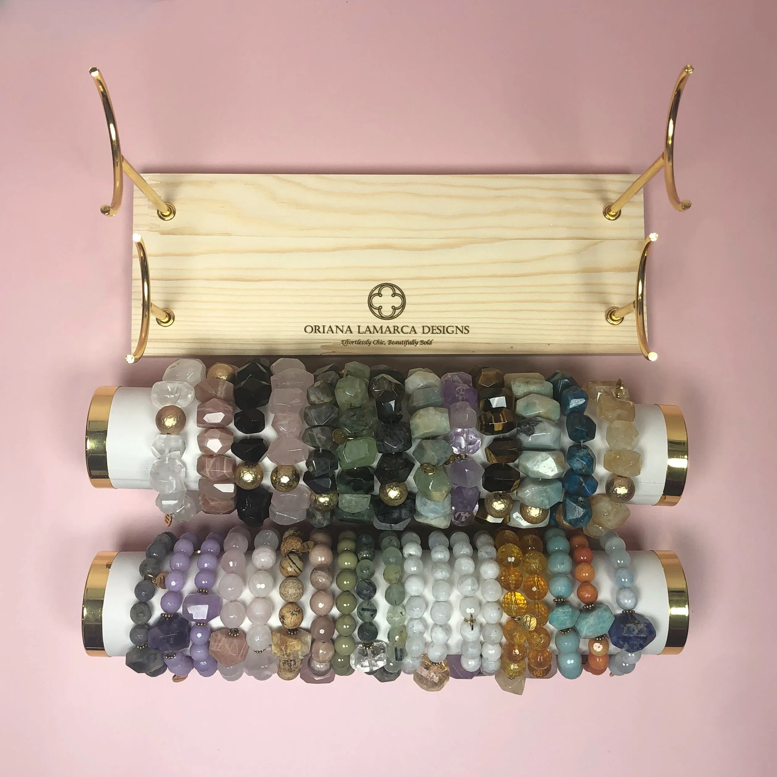 Signature Armcandy Double Tier Storage Bar