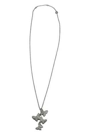 Silver Butterfiles Necklace
