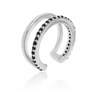 Silver Cuff Black Onyx