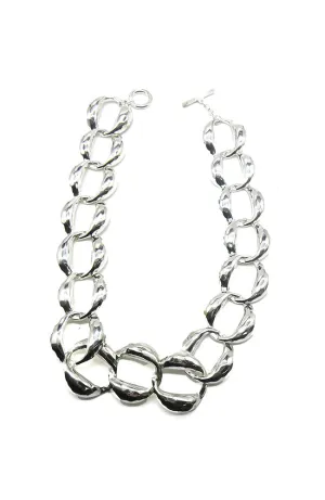 Silver Door Knocker Necklace