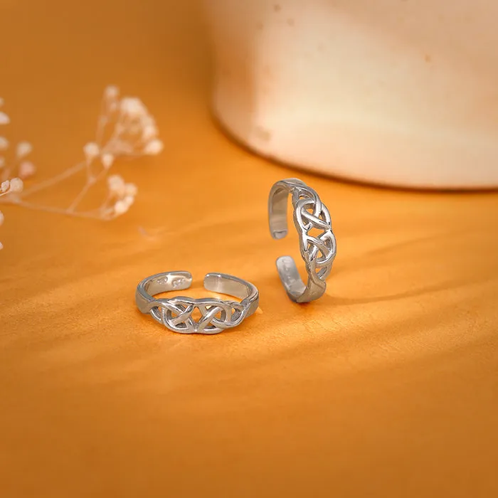 Silver Isle Grace Toe Rings