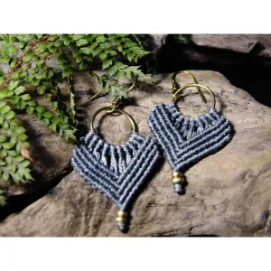 Simple Macrame Earrings