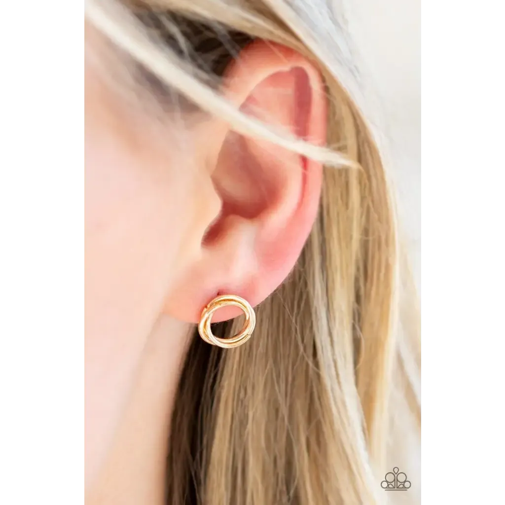 Simple Radiance - Gold Earrings