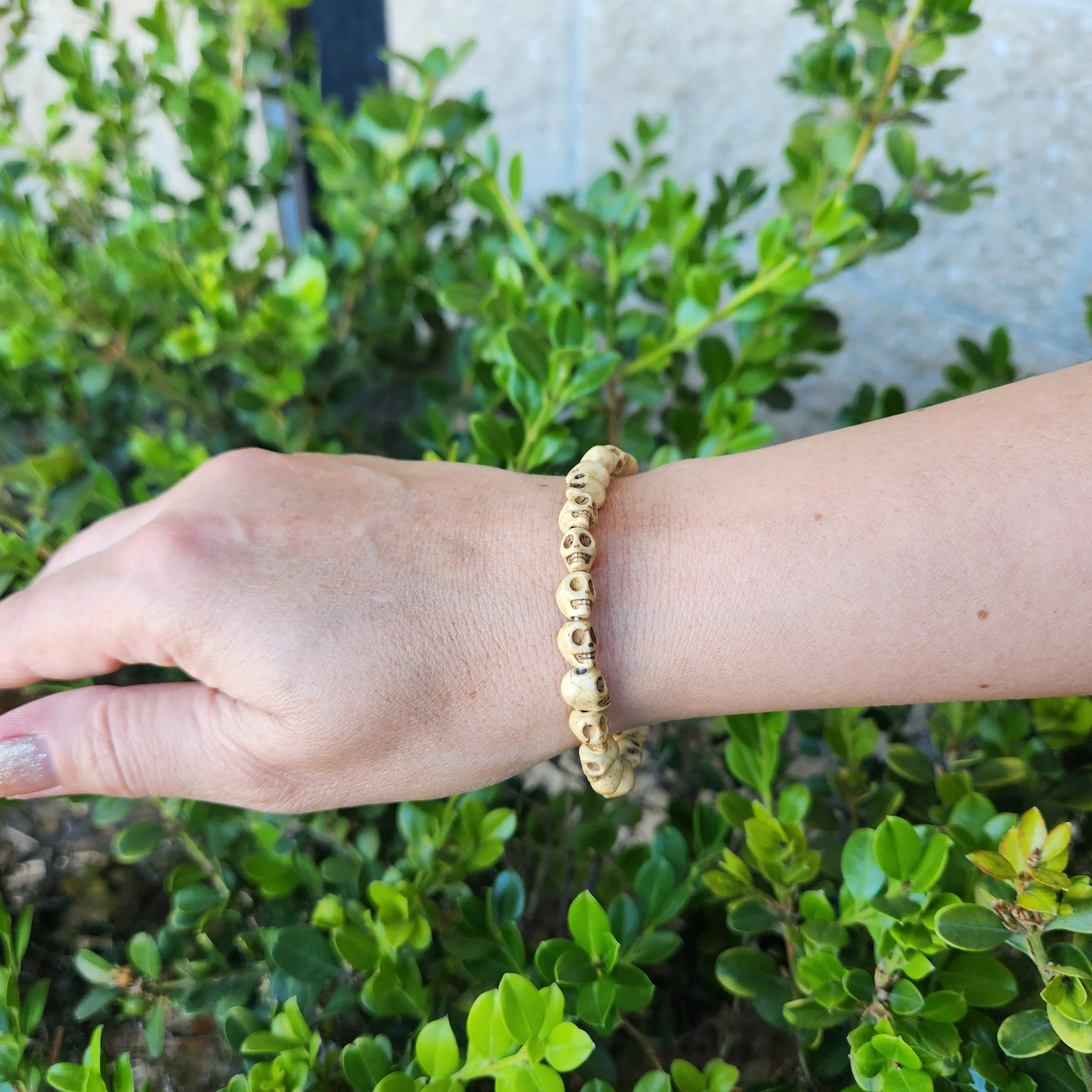 Skull Bracelet Small Beads (Pack of 2)