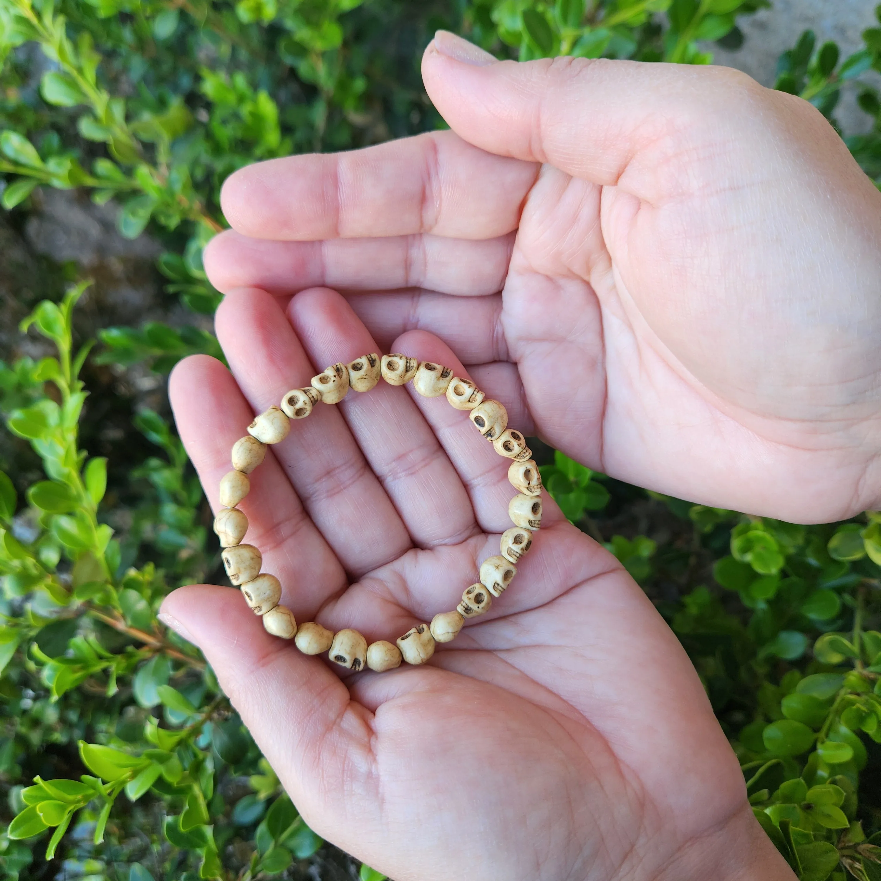 Skull Bracelet Small Beads (Pack of 2)