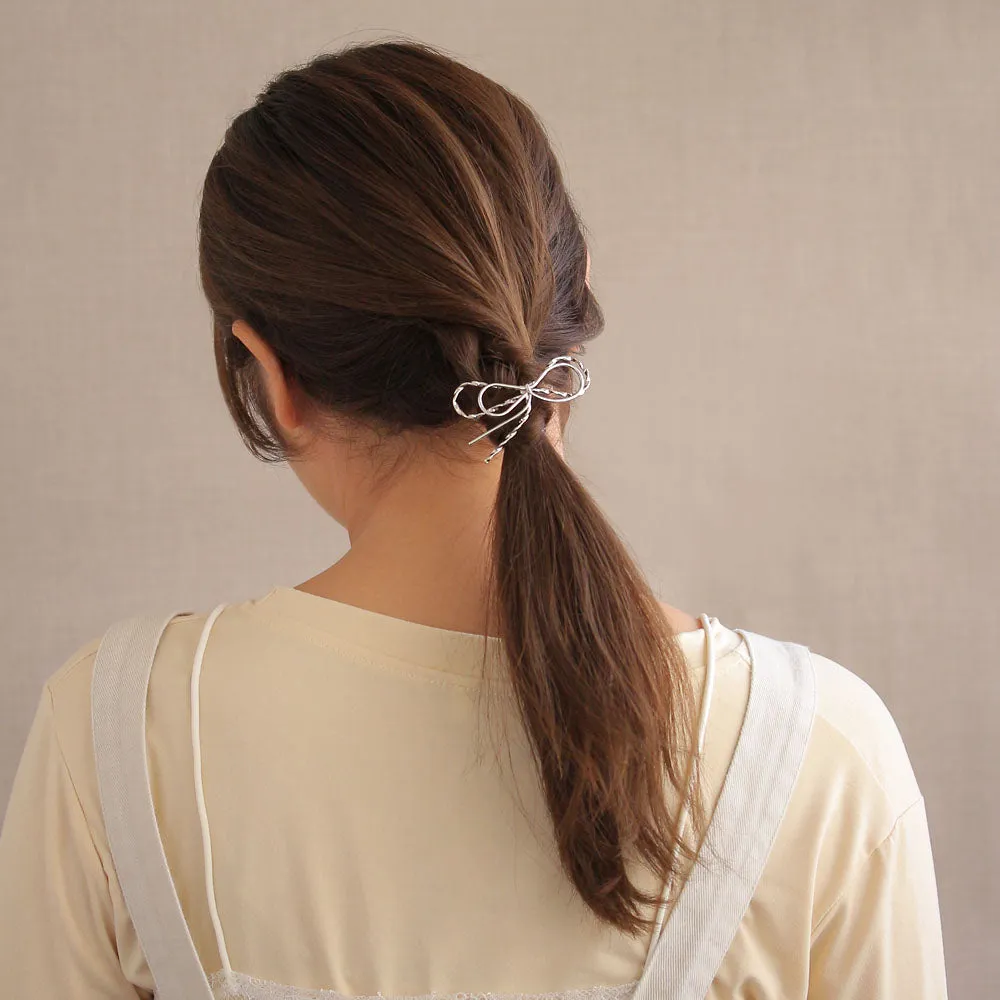 Slim Bow Ponytail Cuff