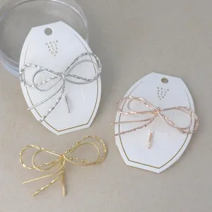 Slim Bow Ponytail Cuff