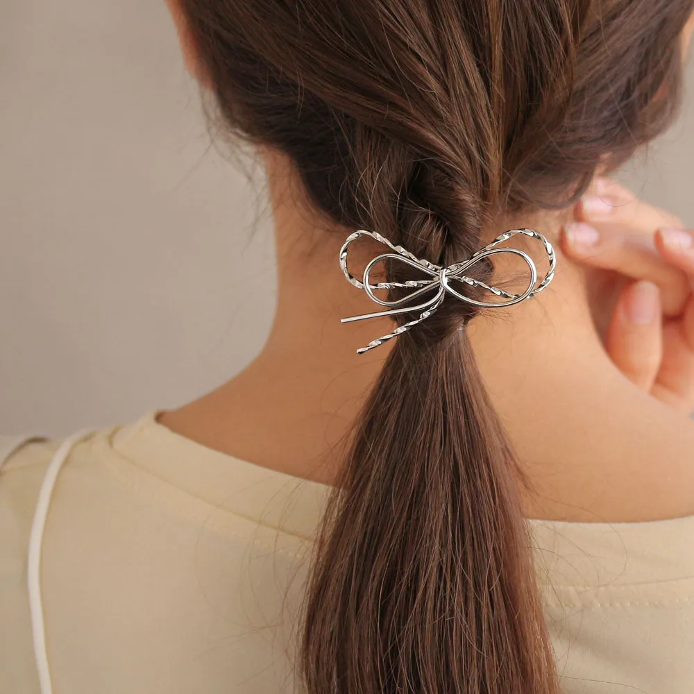 Slim Bow Ponytail Cuff